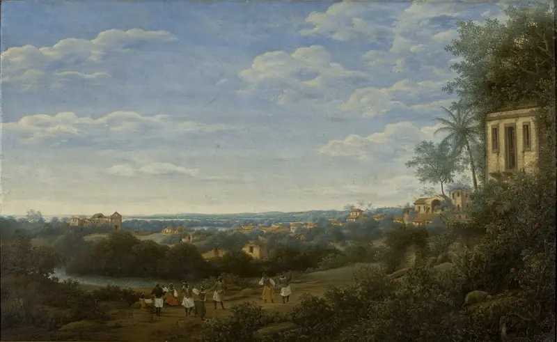 Landscape of Pernambuco with Manor House, by Frans Post