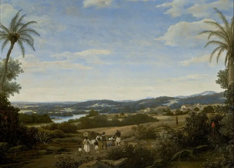 Landscape with an Ant Bear, by Frans Post