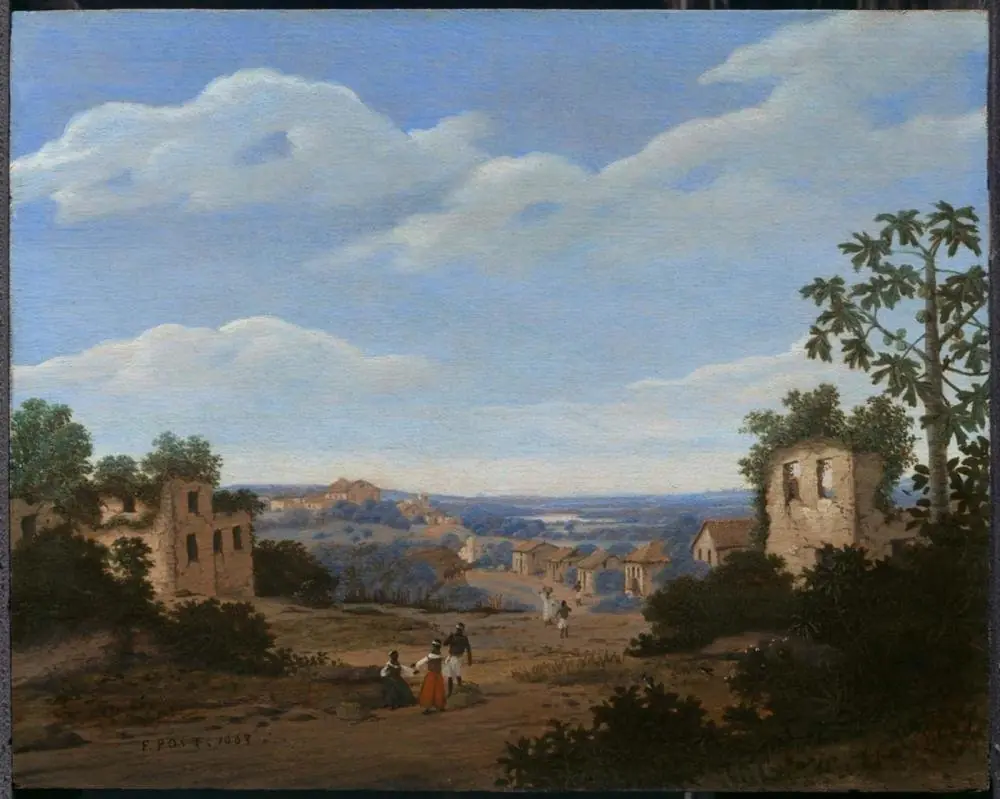 Landscape with Ruins in Olinda, by Frans Post