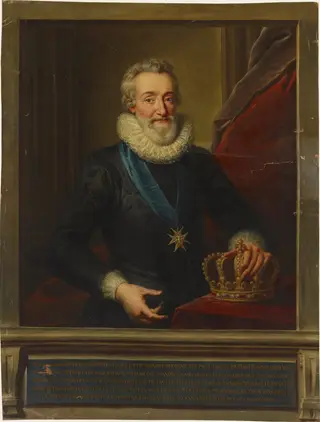 Ranskan kuningas Henrik IV, by Frans Pourbus II