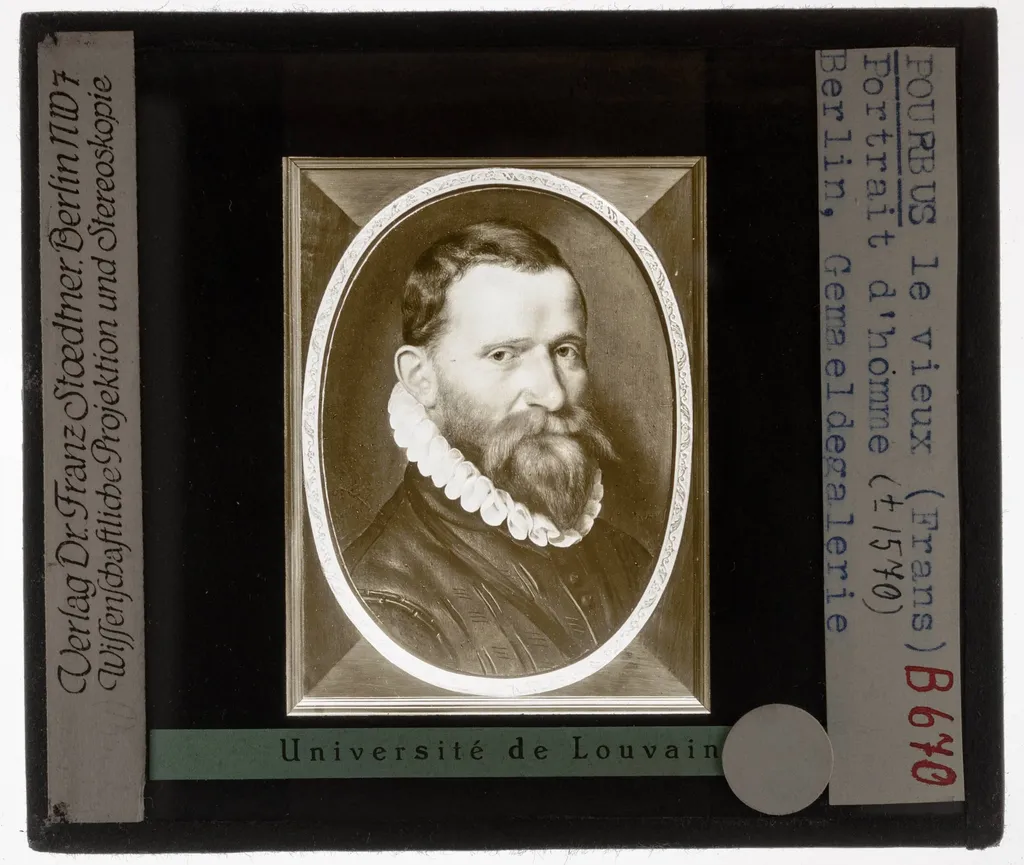 Frans Pourbus the Elder. Portrait of a Man Pendant, by Frans Pourbus the Elder, unspecified, 1579