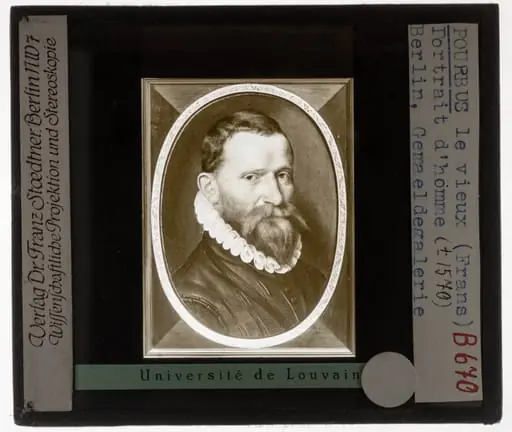 Frans Pourbus the Elder. Portrait of a Man Pendant, by Frans Pourbus the Elder