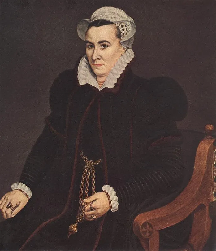 Portrait of a Lady, by Frans Pourbus the Elder, oil, 1575