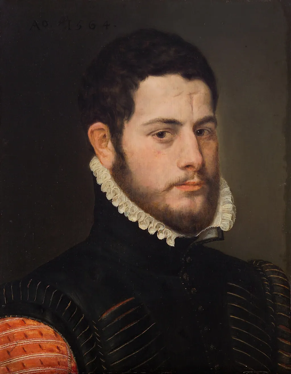 Portrait of a Man with Brow, by Frans Pourbus the Elder, unspecified, 1564