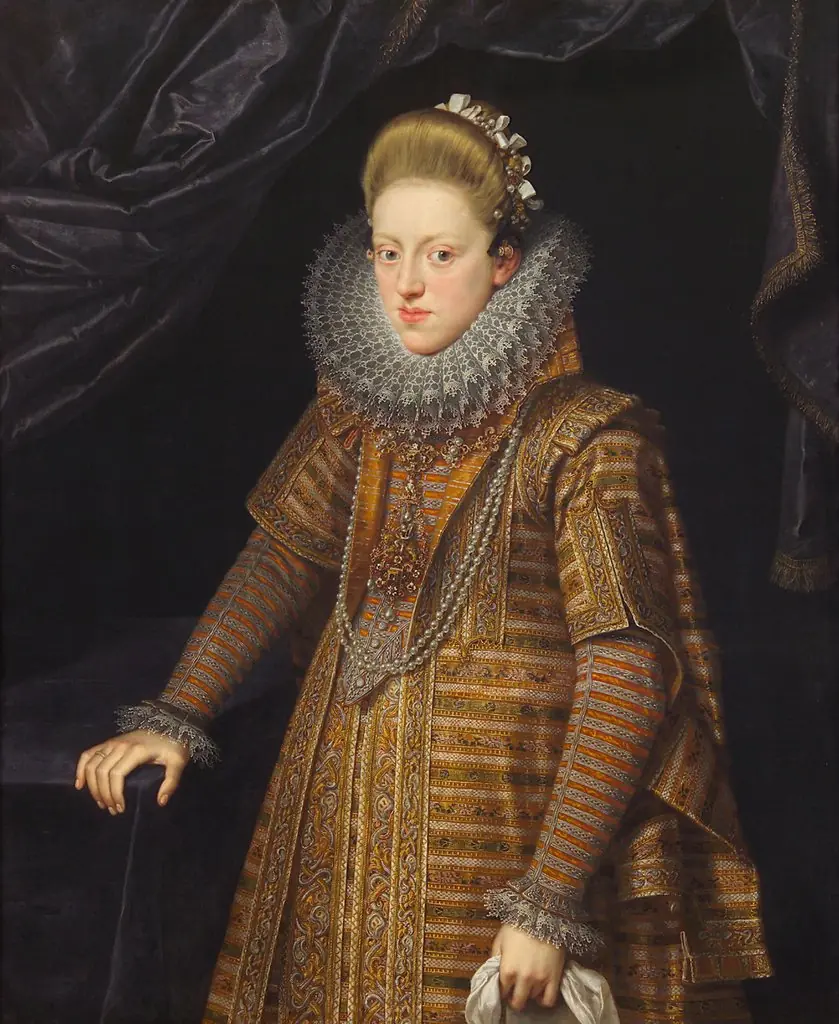 Erzherzogin Eleonore (1582-1620), Kniestück, by Frans Pourbus, the Younger