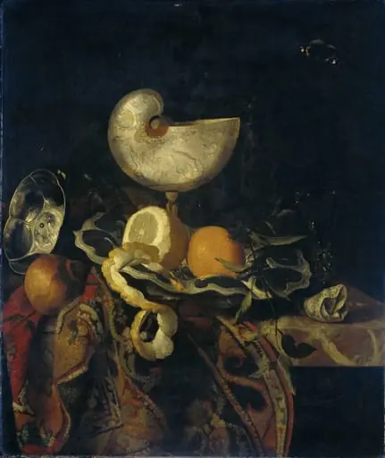 Still Life with Nautilus Cup, by Frans Sant-Acker