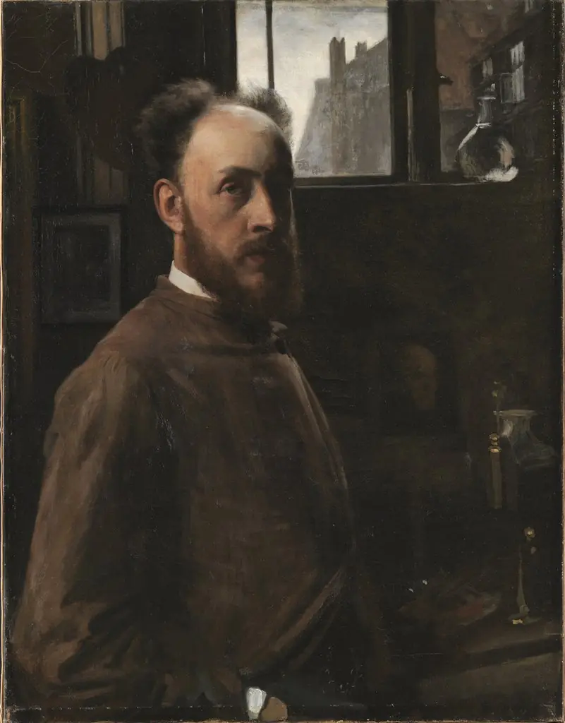 Self-Portrait, by Frans Schwartz