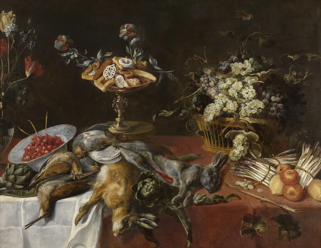 Still Life, by Frans Snyders, oil, 1628