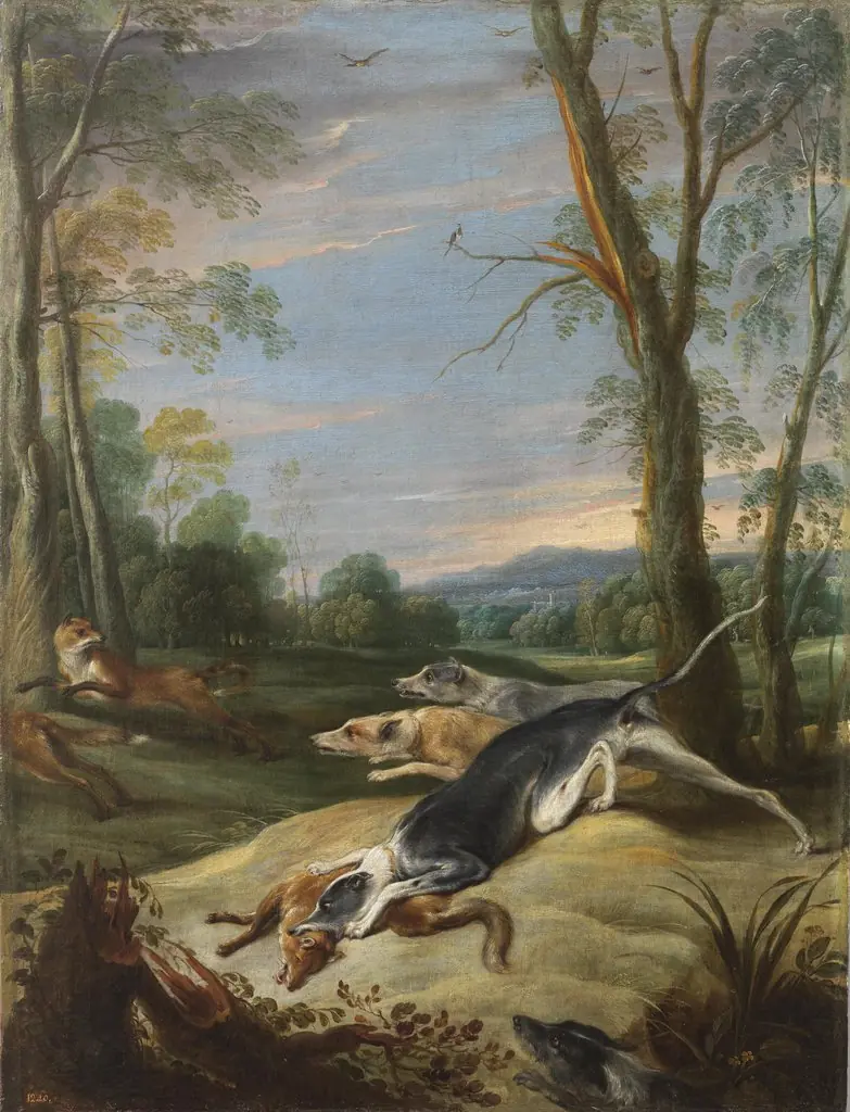 Vixens Chased by Dogs, by Frans Snyders