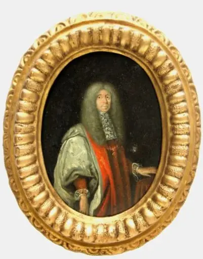 Cavaler al ordinului "Lâna de aur", pandant: Împăratul Leopold I, Mare Maestru al ordinului "Lâna de aur", by Frans Stampart