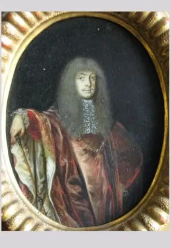 Împăratul Leopold I, Mare Maestru al ordinului "Lâna de aur", by Frans Stampart
