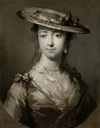 Head of a Young Woman, by Frans van der Mijn