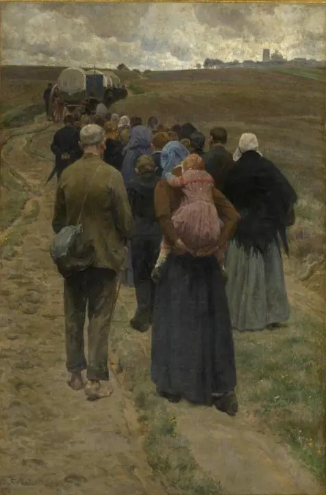 Candle Procession at Scherpenheuvel, by Frans van Leemputten
