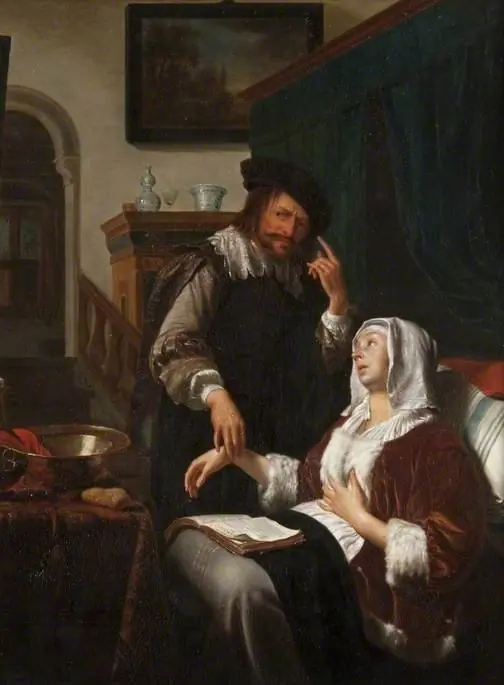 A Sick Woman and Her Doctor, by Frans van Mieris the Elder