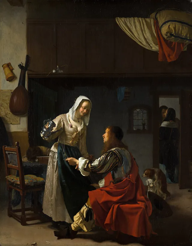 Brothel Scene, by Frans van Mieris the Elder