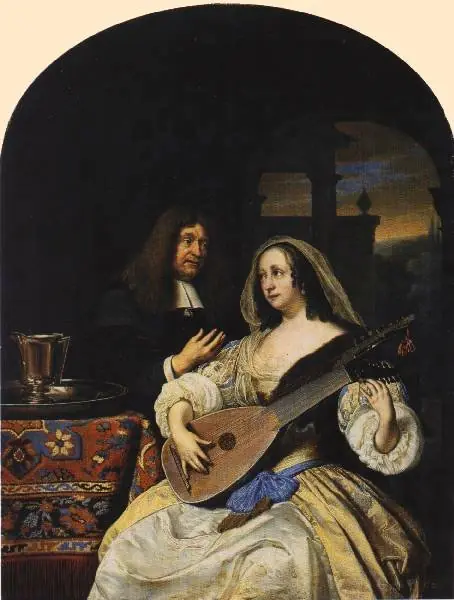 Portrait of François de le Boë (Sylvius) and his Wife, by Frans van Mieris the Elder