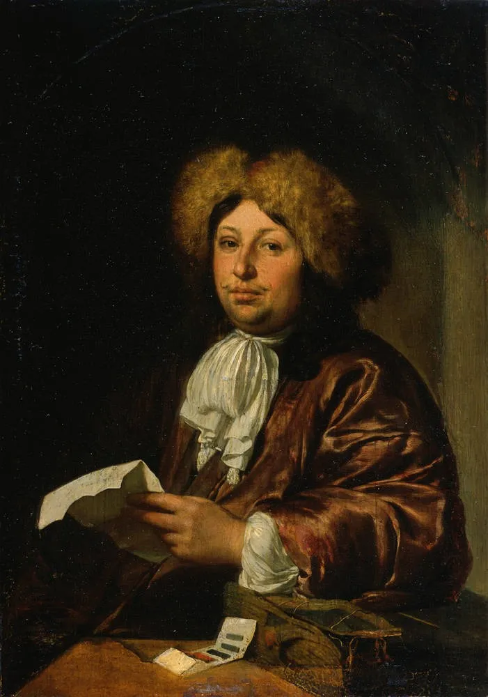 The Colors Dealer, by Frans van Mieris the Elder, oil, 1650