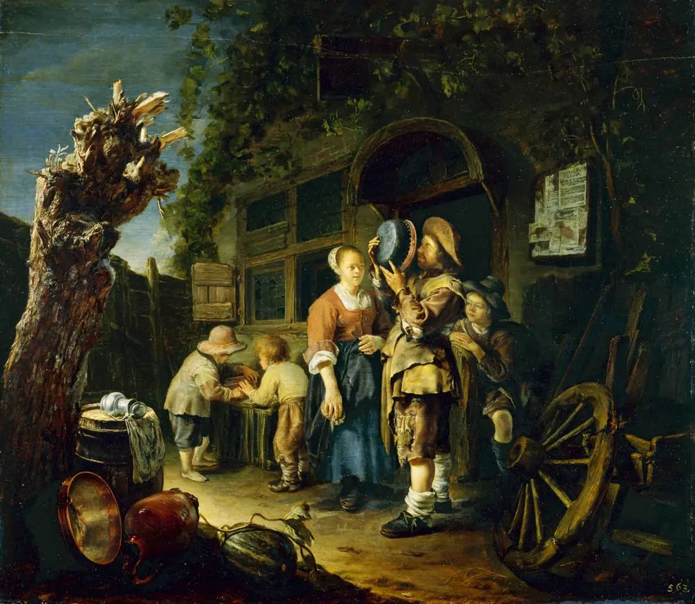 The Tinker, by Frans van Mieris the Elder