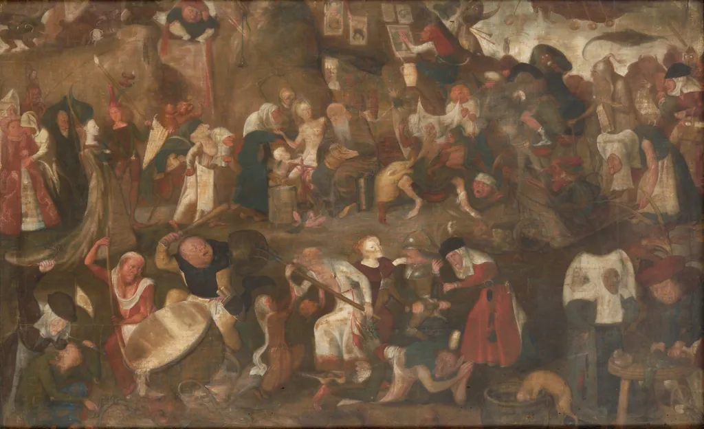 The temptation of Saint Anthony, by Frans Verbeeck, unspecified