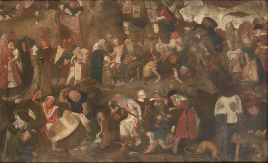 The temptation of Saint Anthony, by Frans Verbeeck