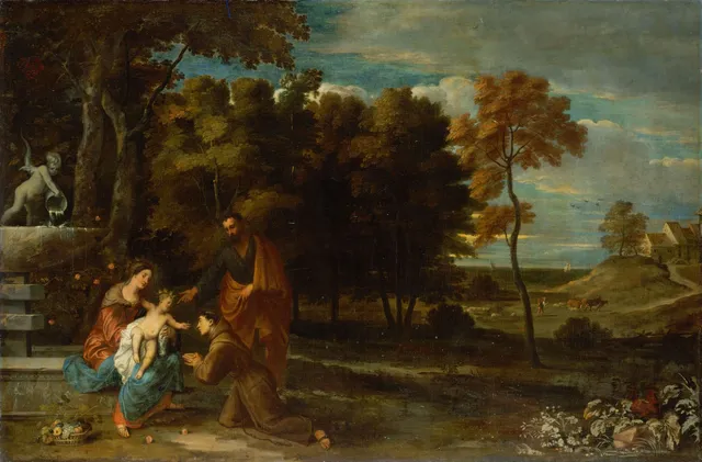 Landscape with the Holy Family and St. Anthony of Padua