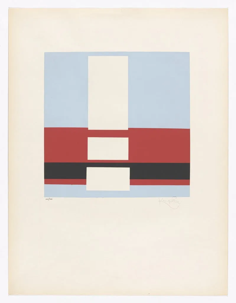 Untitled, by František Kupka, ink, 1953