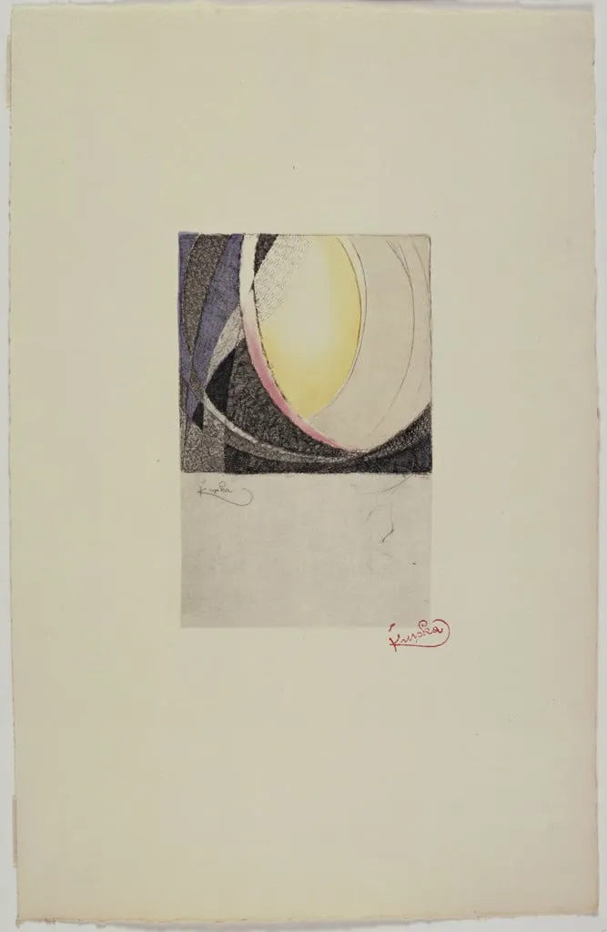 Untitled, by František Kupka, ink, 1913