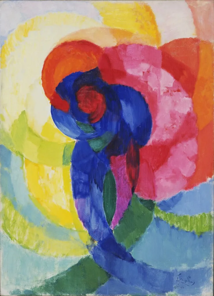 Untitled, by František Kupka, oil, 1912