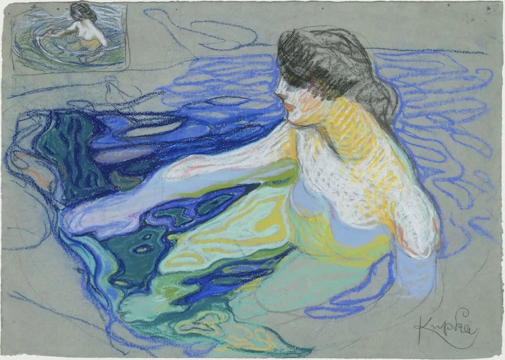 Untitled, by František Kupka, pastel, 1906