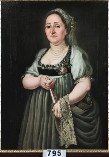 Soția măcelarului sibian Georg Hinzmann, by Frantz cel Tânăr Neuhauser