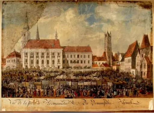 Târg anual la Sibiu, by Frantz cel Tânăr Neuhauser