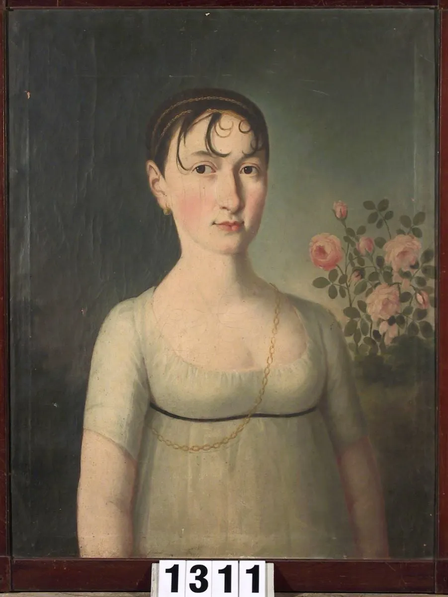 Therese Klein von Traussenburg, soția maiorului von Kokh, by Franz Anton Bergmann