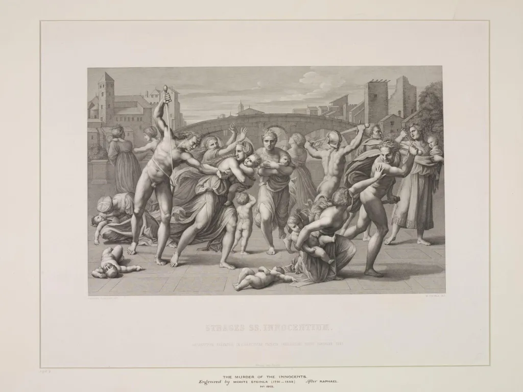 The Massacre of the Innocents, by Franz Anton Erich Moritz Steinla, 1850