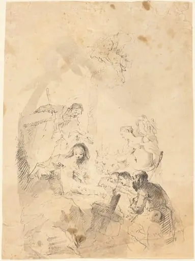 The Adoration of the Shepherds, by Franz Anton Maulbertsch