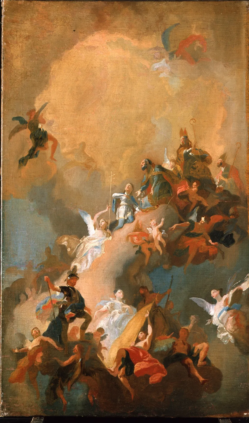 The Apotheosis of the Hungarian Saints, by Franz Anton Maulbertsch, oil, 1772