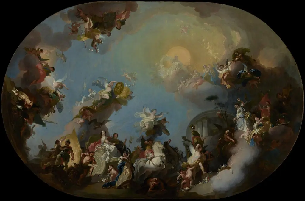 The Glorification of the Union of the Houses of Hapsburg and Lorraine, by Franz Anton Maulbertsch