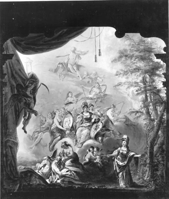 Verherrlichung des Kurfürsten Karl Theodor von der Pfalz, by Franz Anton von Leydensdorff
