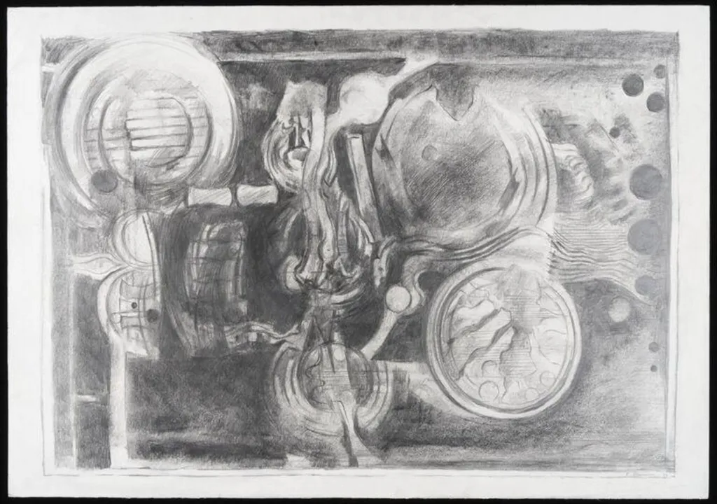 Abstract Drawing, by Franz Bernheimer, 1993