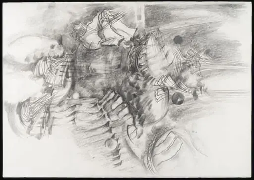 Abstract Drawing, by Franz Bernheimer