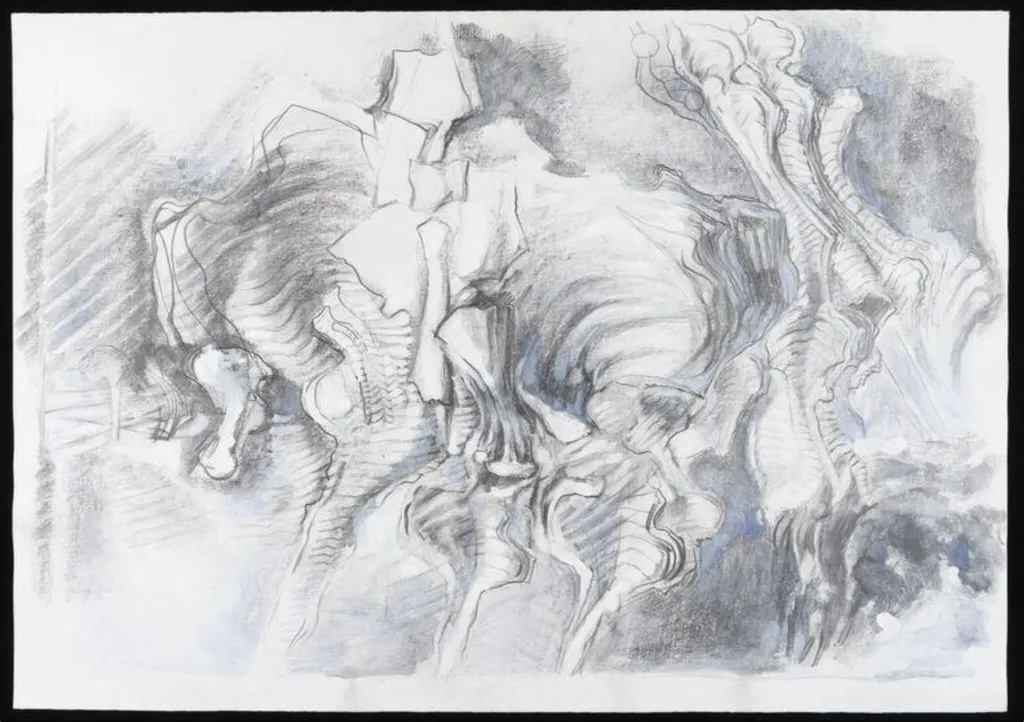 Abstract Drawing, by Franz Bernheimer, 1988