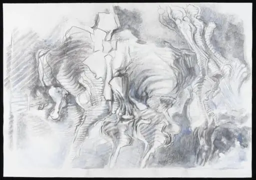 Abstract Drawing, by Franz Bernheimer