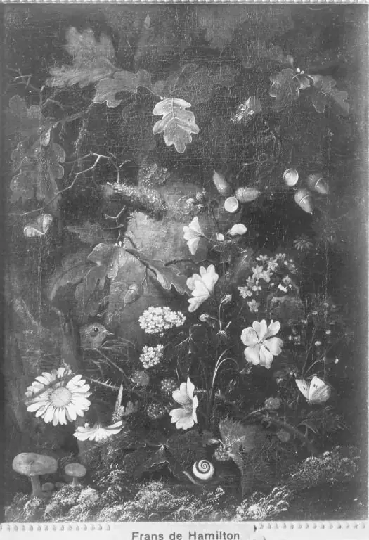 Stillleben: Pilze vor Eichenstamm, by Franz de Hamilton
