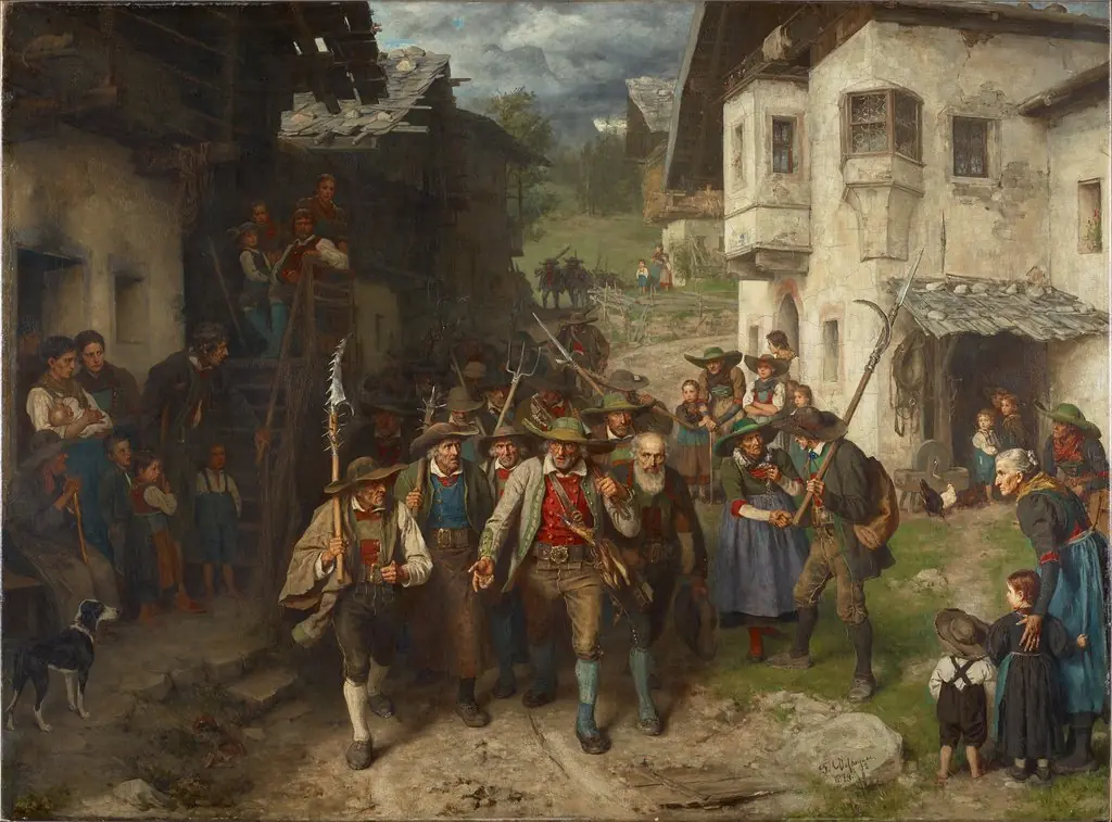 The Last Contingent, by Franz Defregger