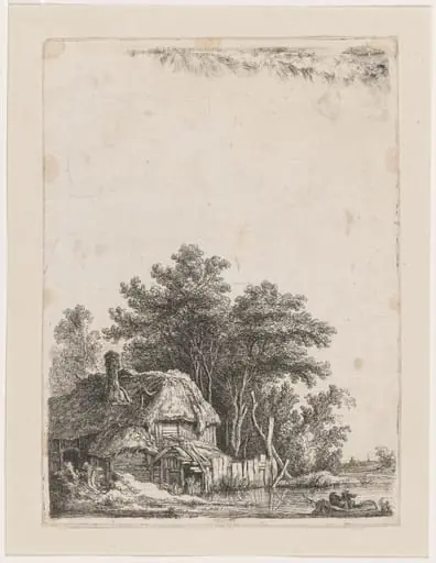 Landscape with Cottage on the Water, by Franz Edmund Weirotter