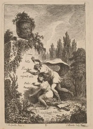 Nella Venuta in Roma: pl. 1, by Franz Edmund Weirotter