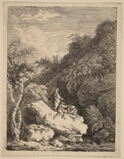 The Outskirts of Florence, on the Way to Rome, by Franz Edmund Weirotter