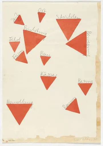 Untitled, by Franz Erhard Walther