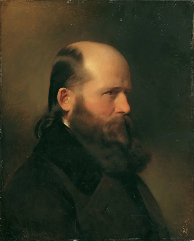 Der Schriftsteller und Musiker Dr. Groß, by Franz Eybl