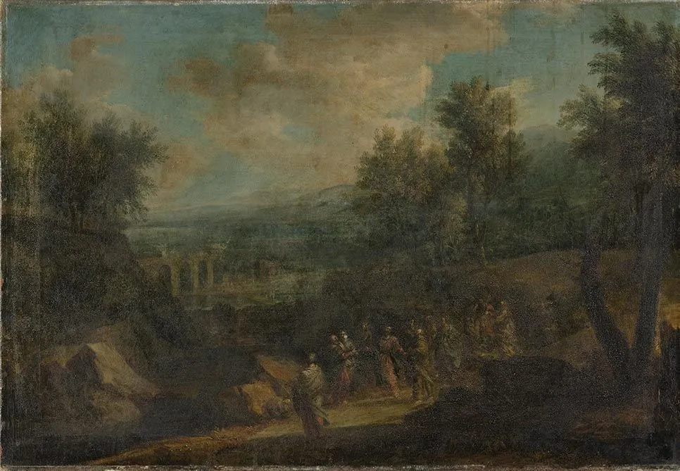 Ideallandschaft, by Franz Joachim Beich, unspecified, 1706