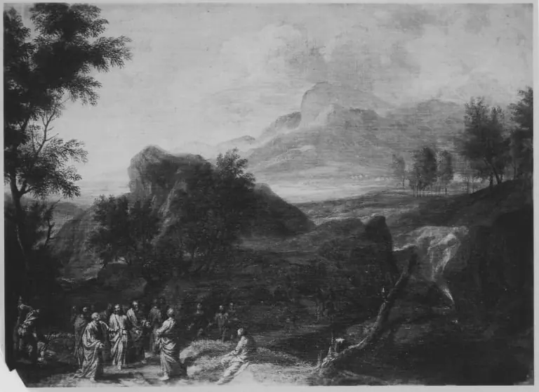 Landschaft mit Christus und Jüngern, by Franz Joachim Beich